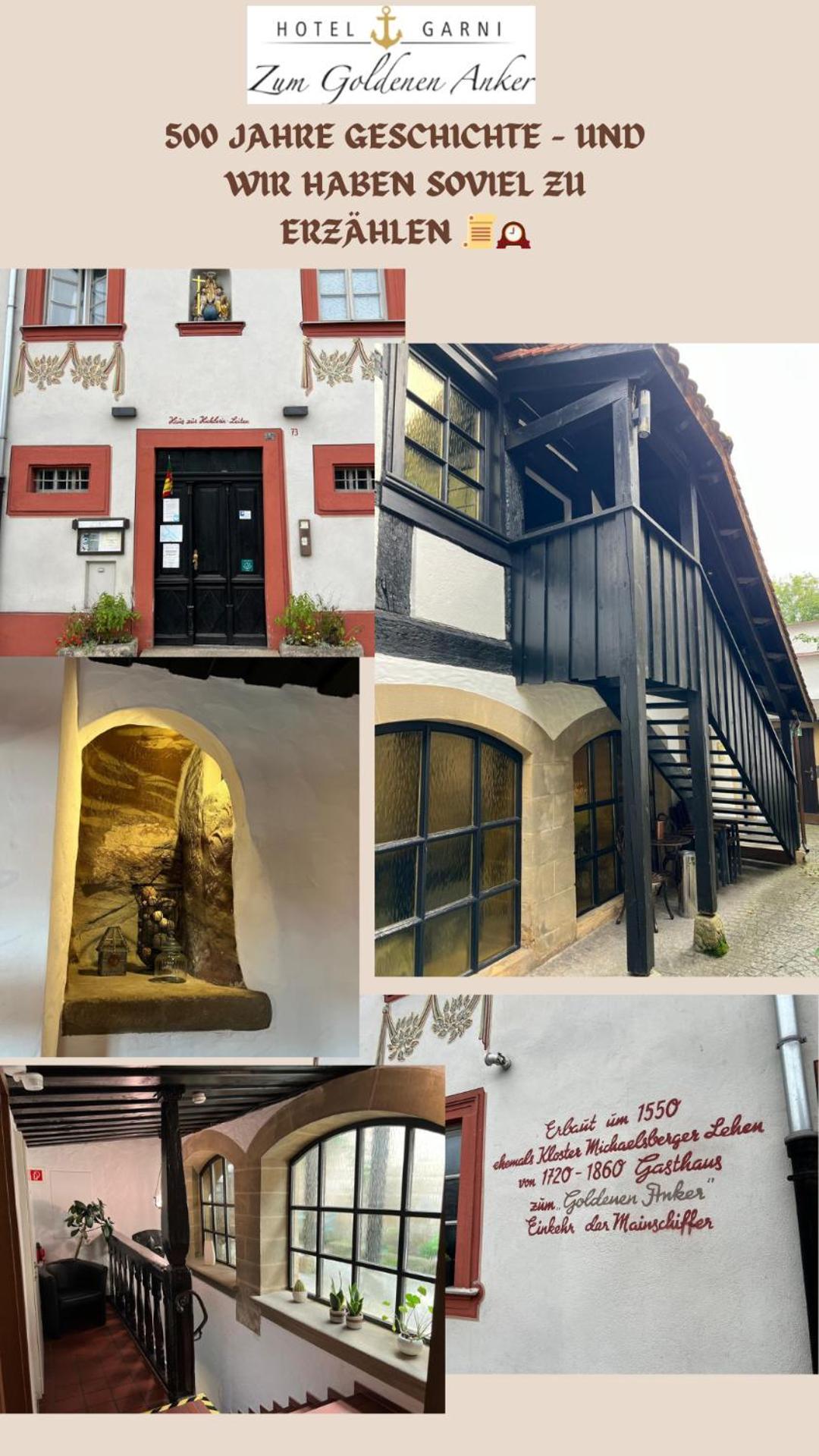 Hotel Zum Goldenen Anker Bamberg Dış mekan fotoğraf